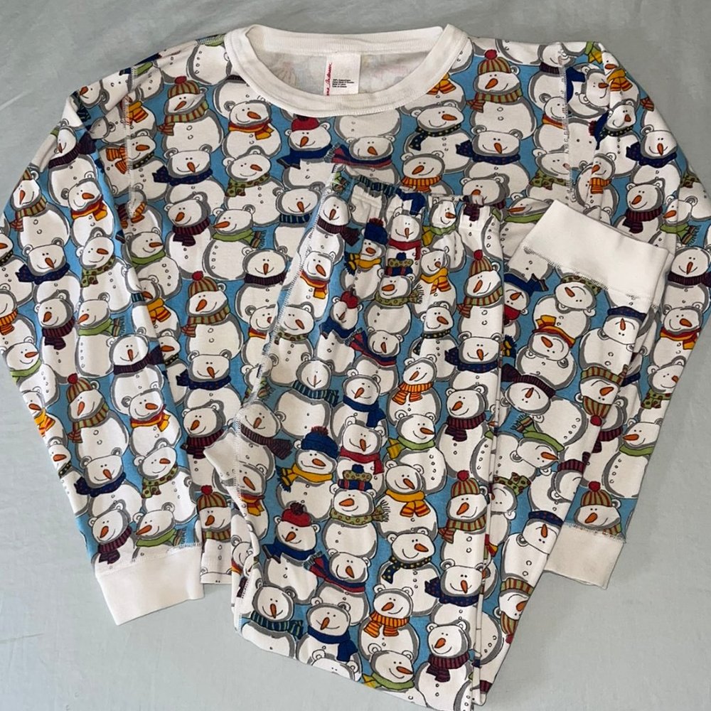 Hanna Andersson 2 Pc Holiday Pajama Set Unisex Boy/Girl  Sz 150 (US 12)